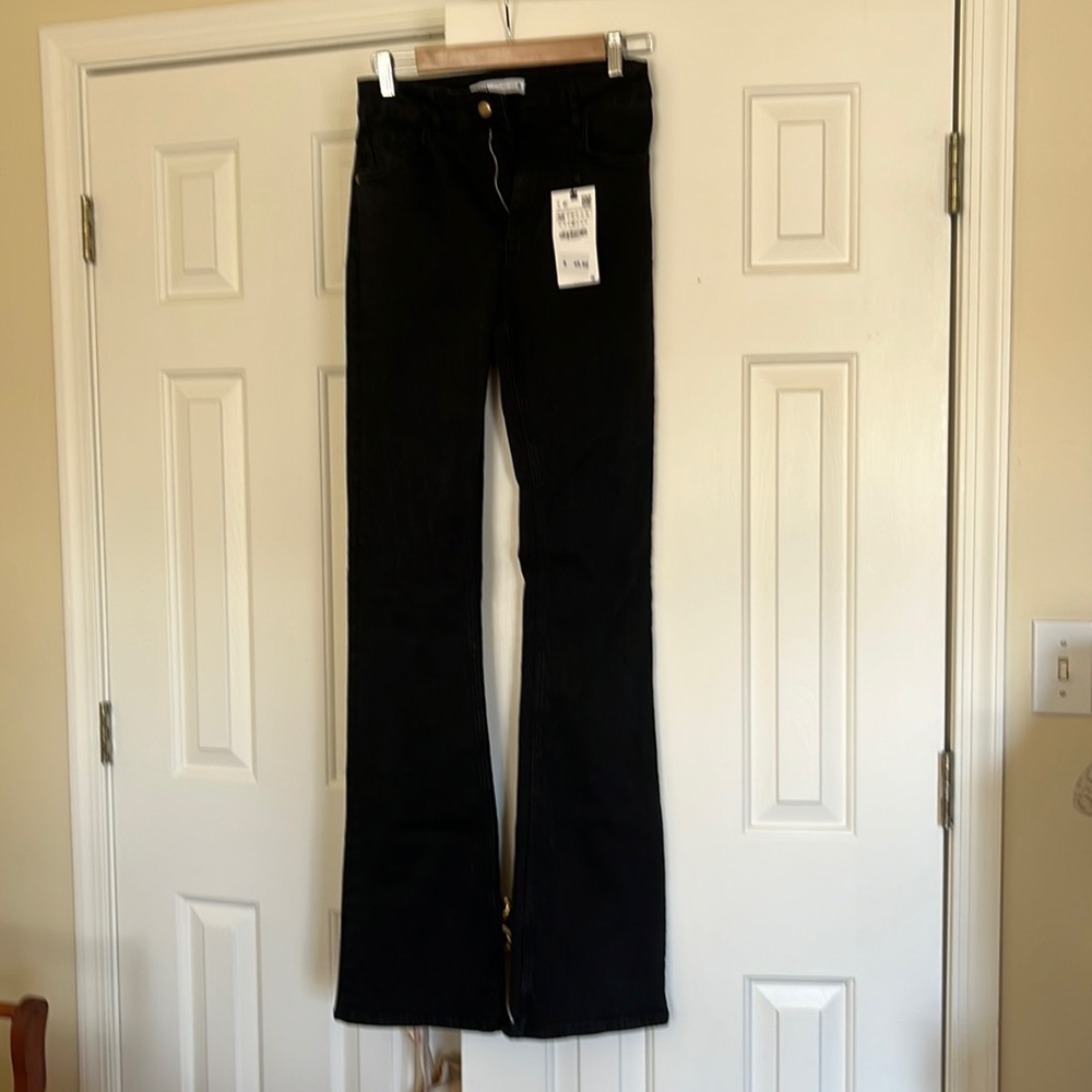 Never worn Zara black jeans
